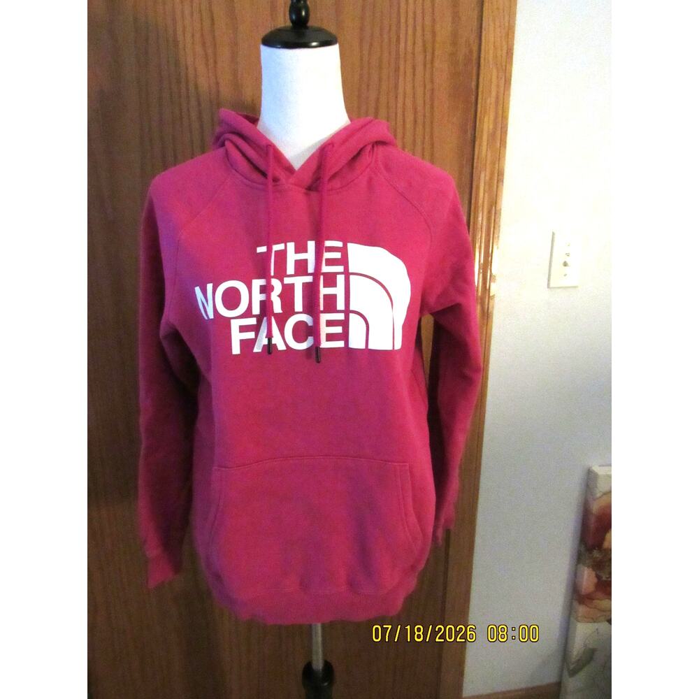 The North Face Raspberry Color Hoodie - Small